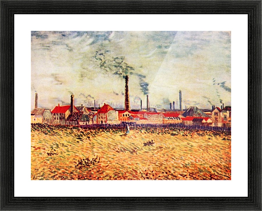 Factories Picture Frame print
