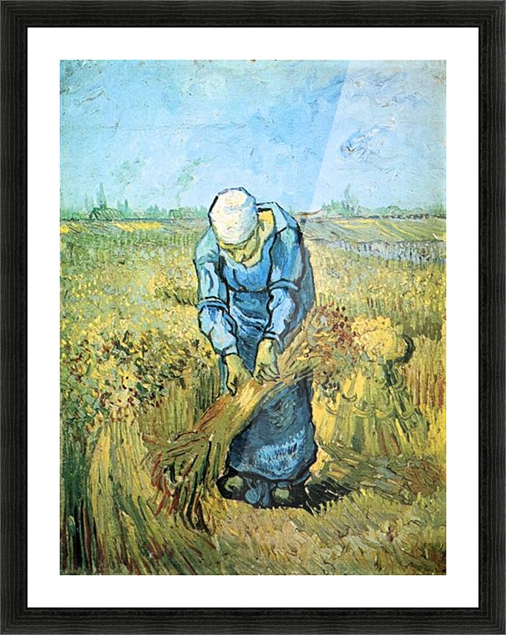 Farm worker Picture Frame print
