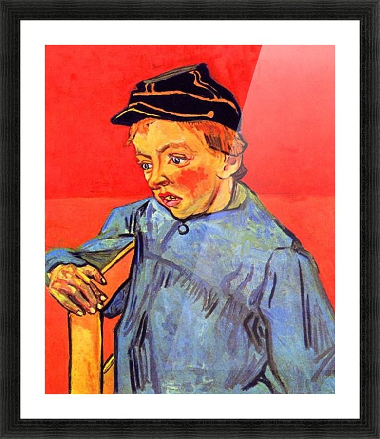 Schoolboy Picture Frame print