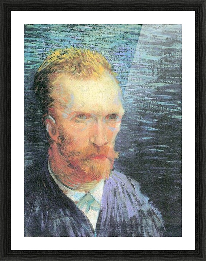 Self portrait from the left Picture Frame print