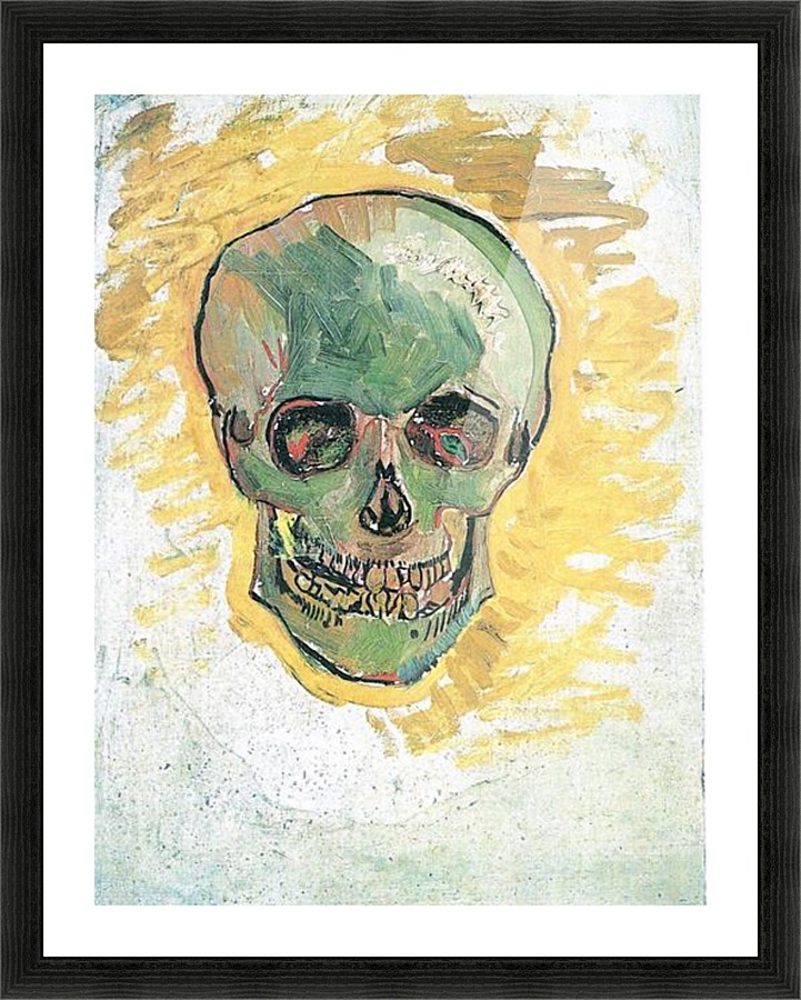 Skull Picture Frame print