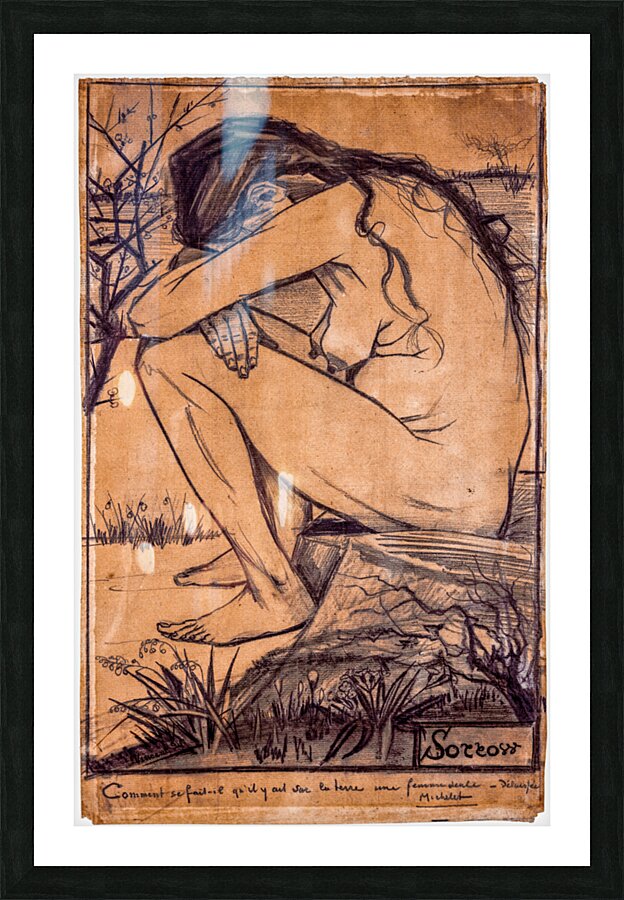 Sorrow Picture Frame print