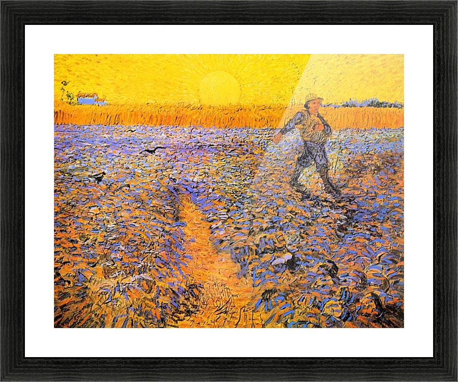 Sower under the Sun Picture Frame print