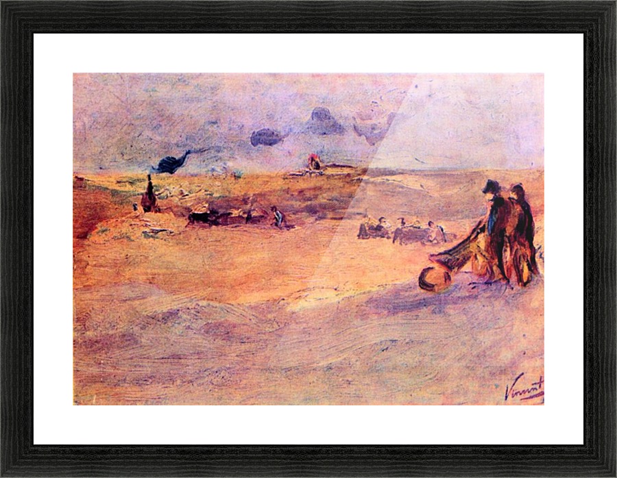 The dunes Picture Frame print