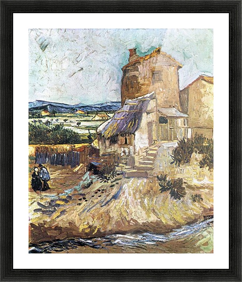 The old mill Picture Frame print