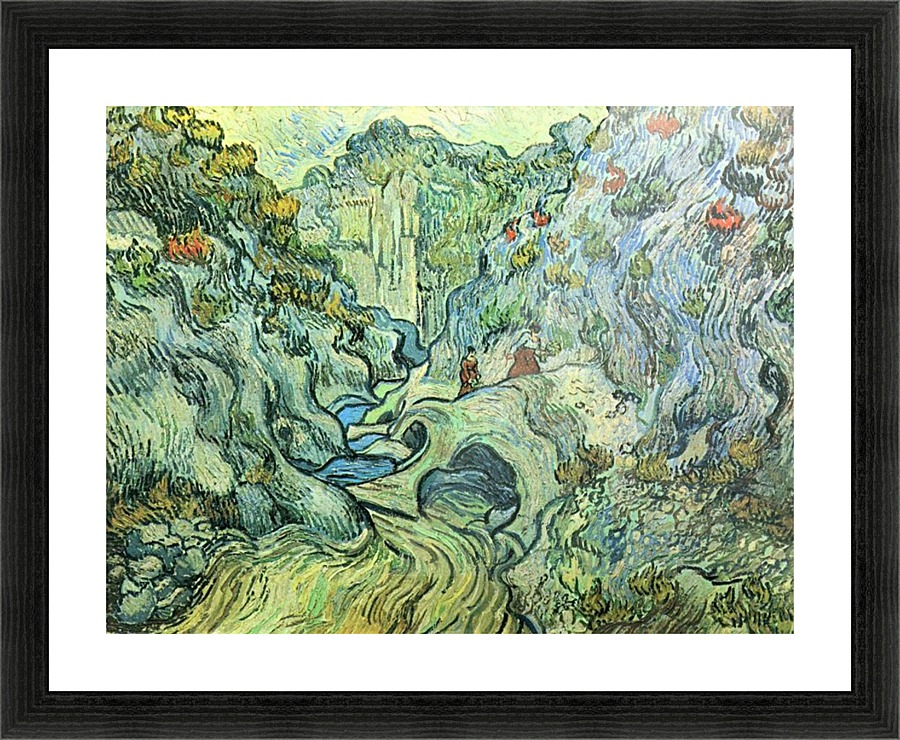 The Ravine Picture Frame print