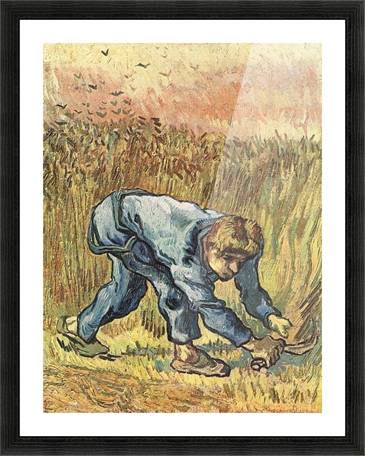 The sower with sickle Picture Frame print