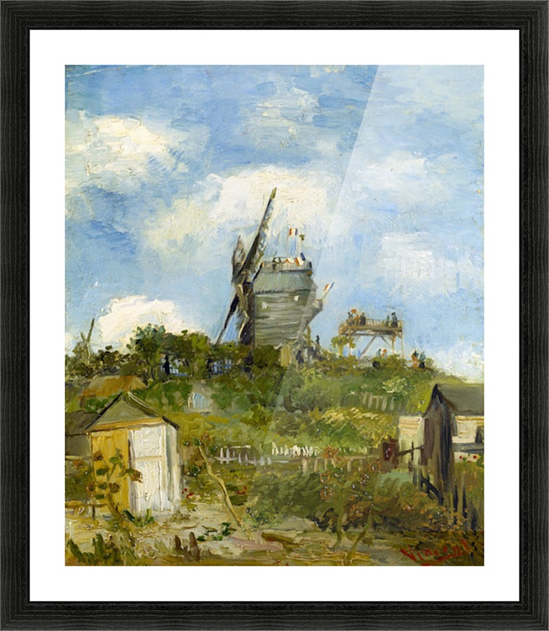 Blut Fin Windmill Picture Frame print