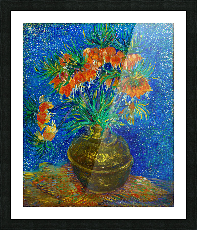 Fritillaries Picture Frame print