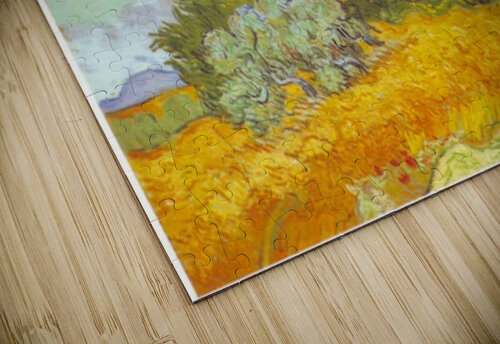 Cornfield with Cyprusses Van Gogh puzzle
