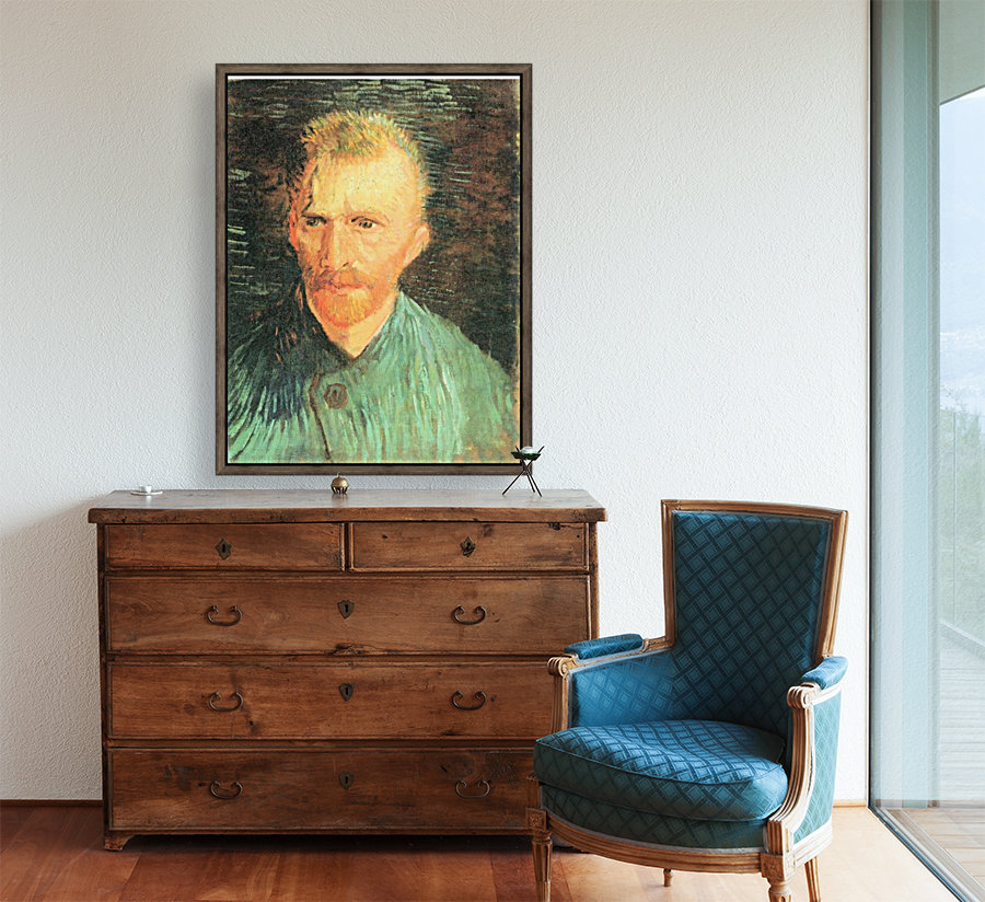 Self portrait in green Reproduction