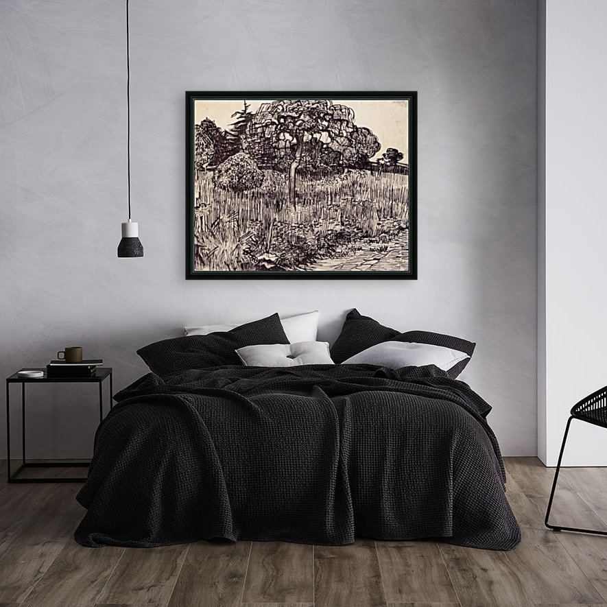 Tree in a meadow Reproduction