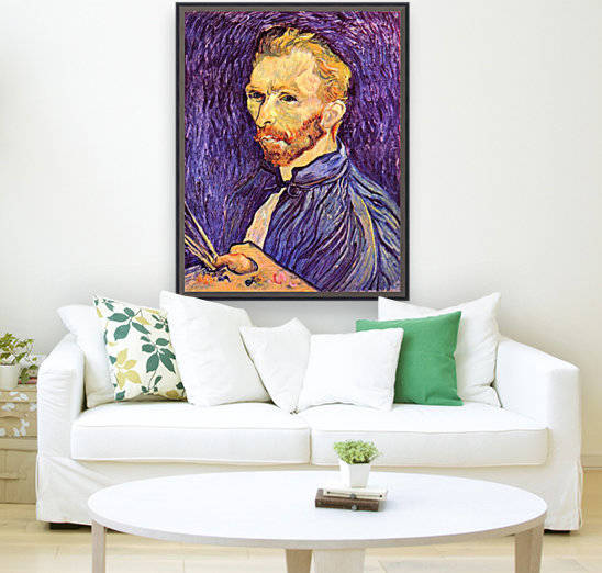 Self Portait with pallette by Van Gogh