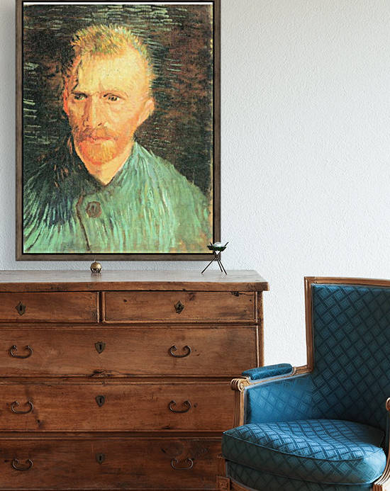 Self portrait in green Reproduction