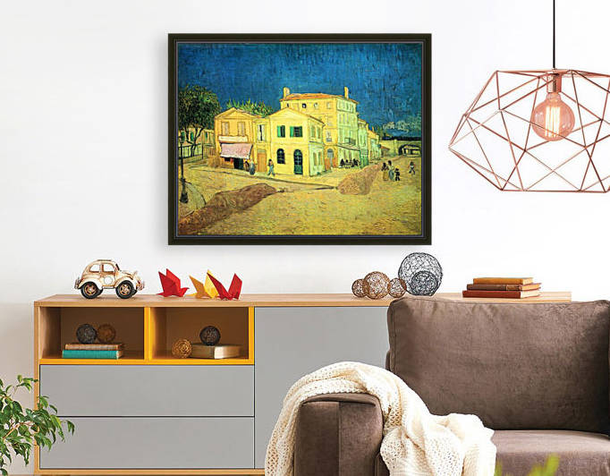 The Yellow House (Vincents House by Van Gogh