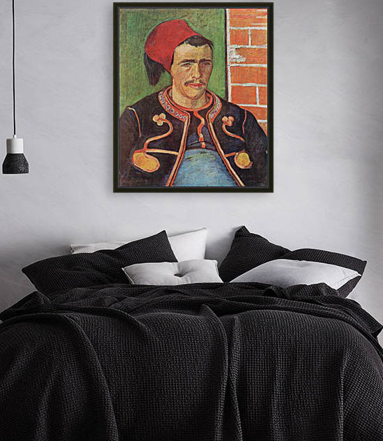 Zouave half figure by Van Gogh