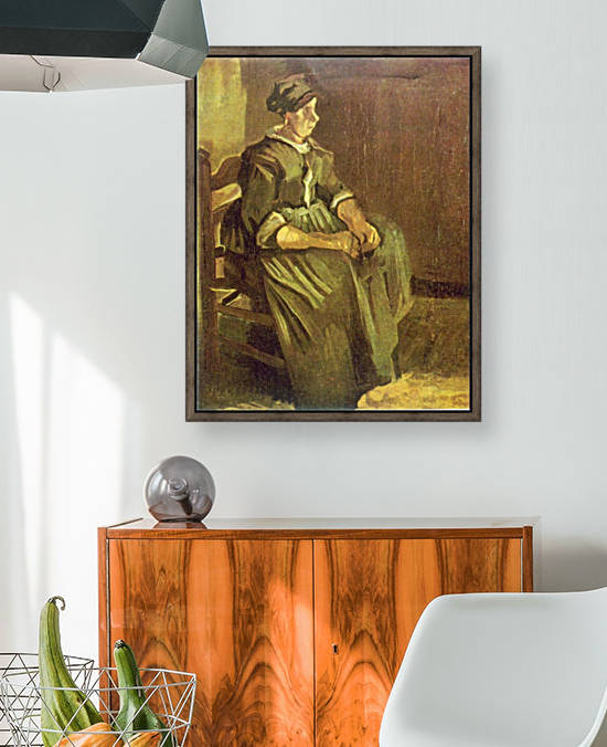 Sitting by Van Gogh