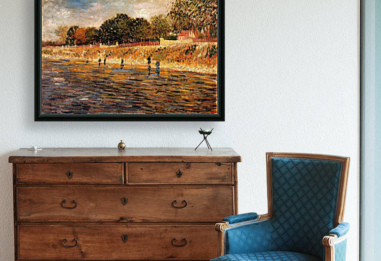 The Banks of the Seine by Van Gogh