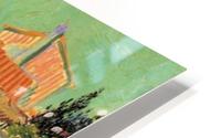 Garden Behind a House HD Metal print
