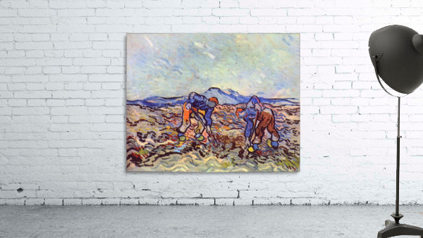Farmers at work Wall Preview