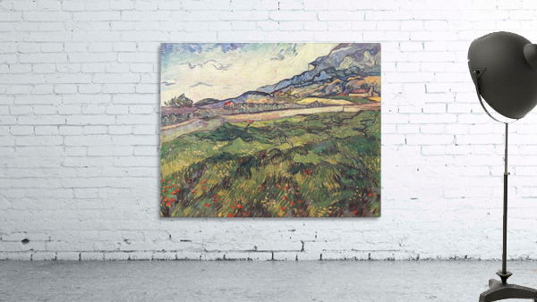 Green wheat field Wall Preview