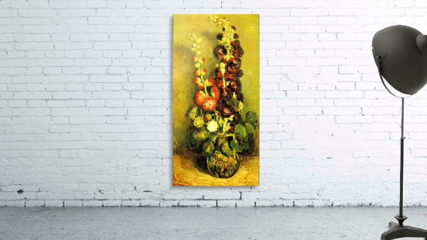 Hollyhocks Wall Preview