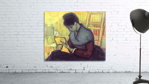 The novel reader Wall Preview