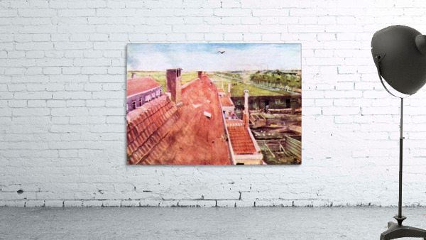 View over the rooftops Wall Preview