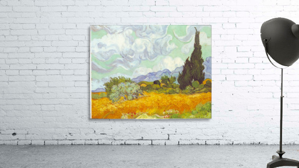 Cornfield with Cyprusses Wall Preview