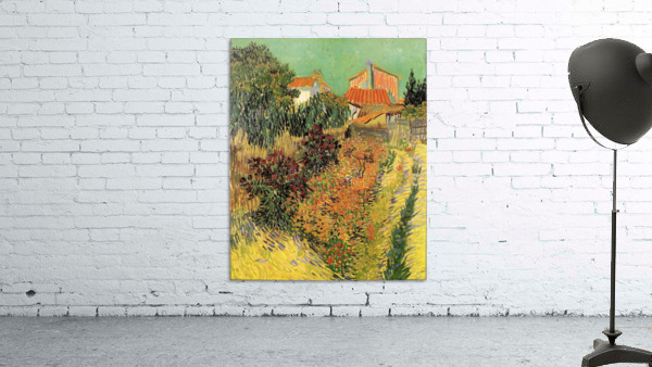 Garden Behind a House Wall Preview