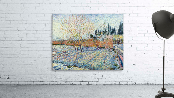 Orchard with cypress Wall Preview