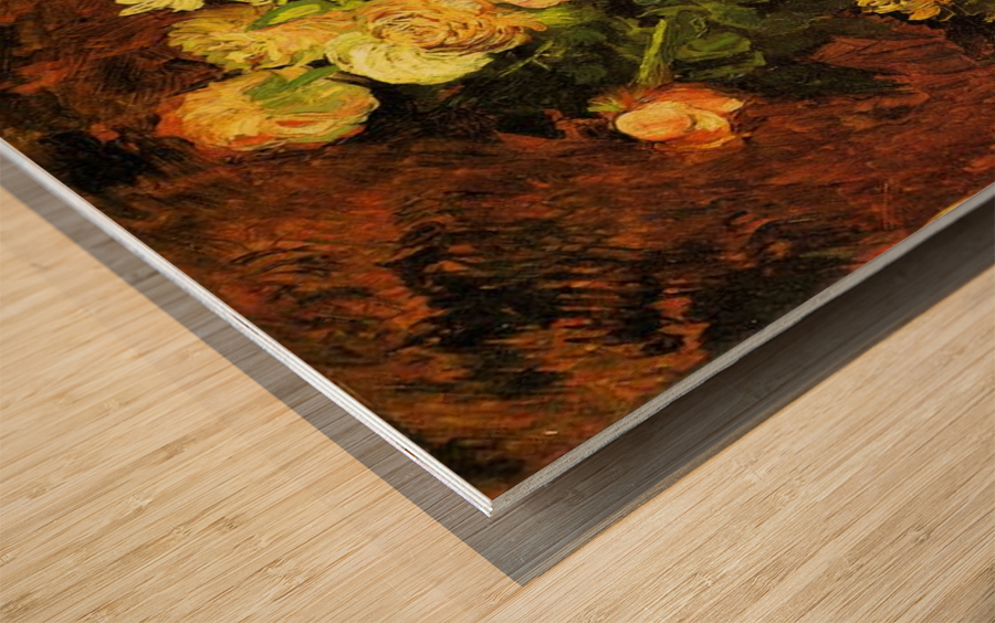 Roses Wood print
