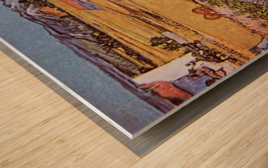 The Harvest Wood print