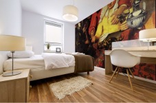 The Procuress Mural print