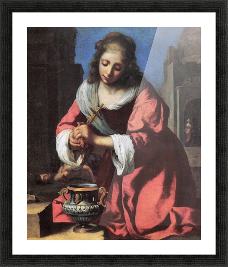 Saint Praxedis Picture Frame print