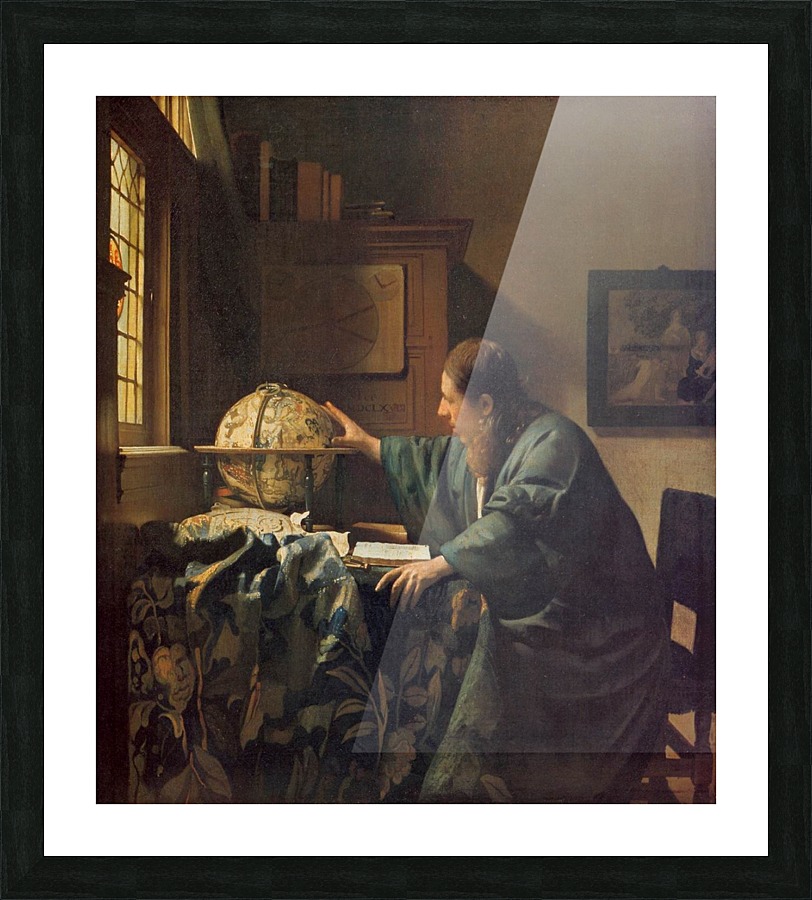 The astronomer Picture Frame print