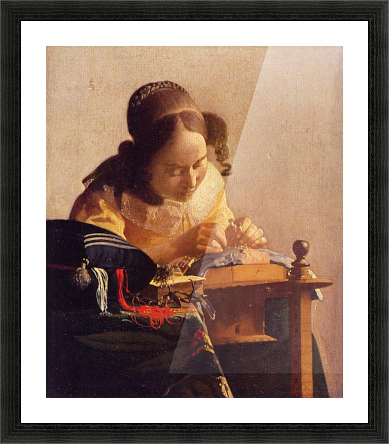The Lacemaker Picture Frame print