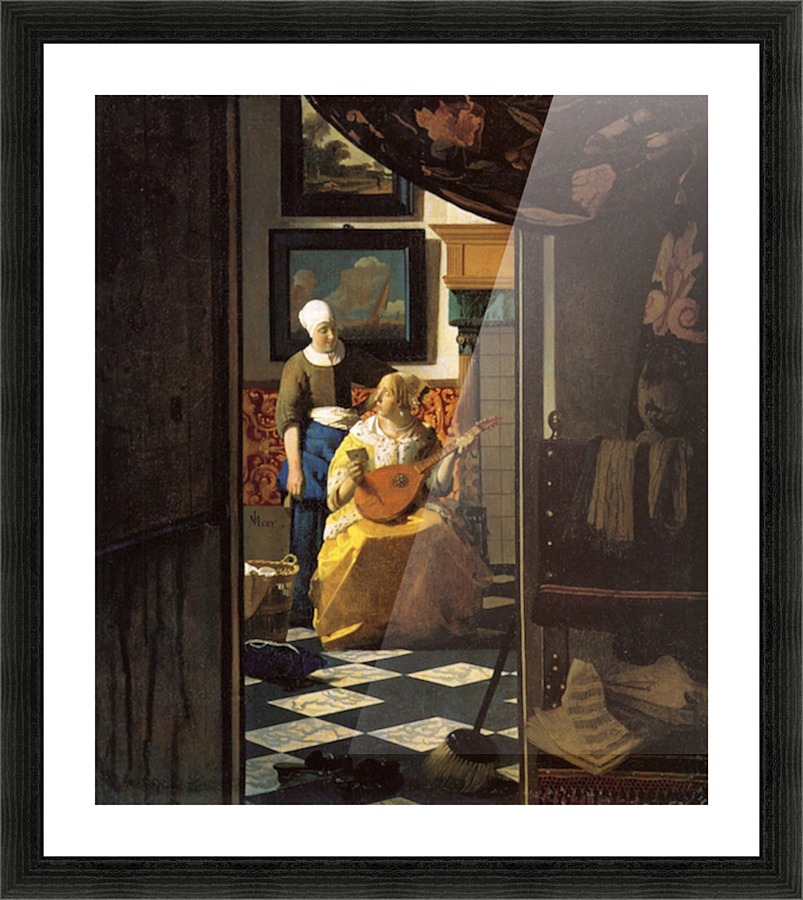 The love letter Picture Frame print