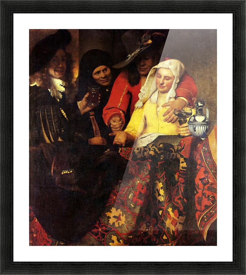 The Procuress Picture Frame print