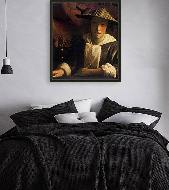 Girl with a flute by Vermeer