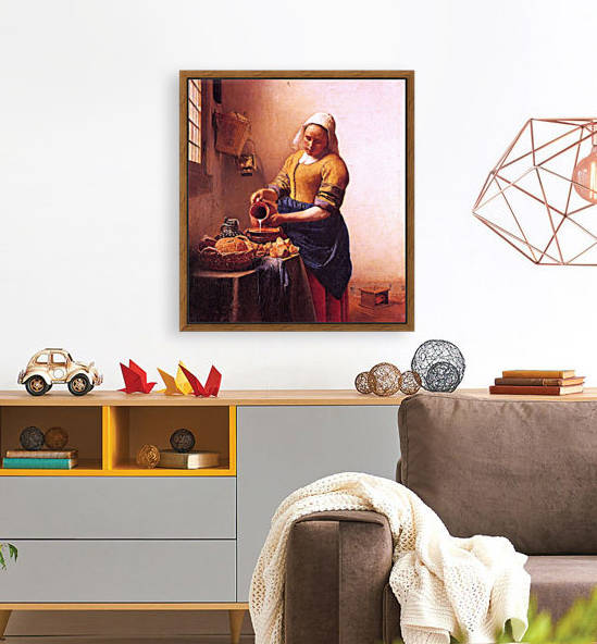 Milk maid by Vermeer