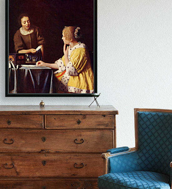 Mistress and maid by Vermeer