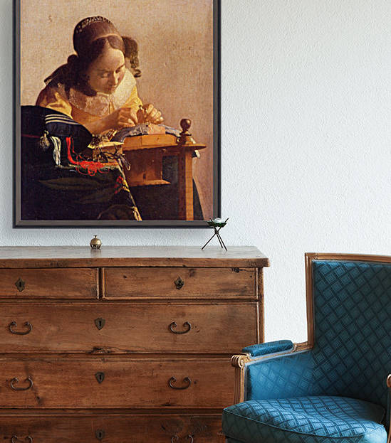 The Lacemaker by Vermeer