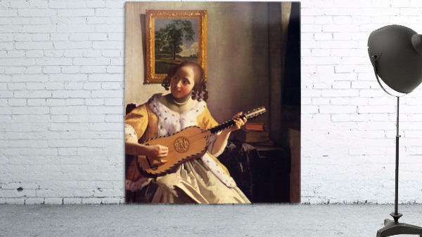 The guitar player Wall Preview