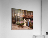 Marche aux Fleurs Acrylic Print