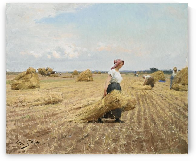 La moisson by Victor Gilbert