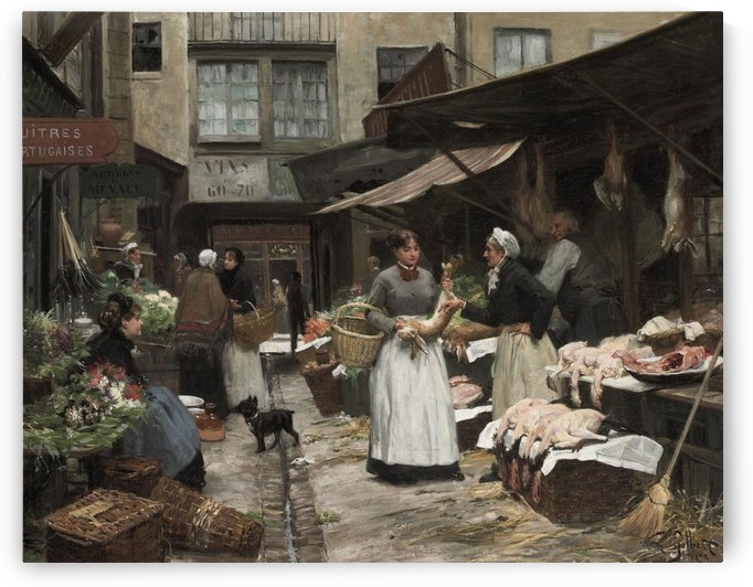 Market Day by Victor Gilbert