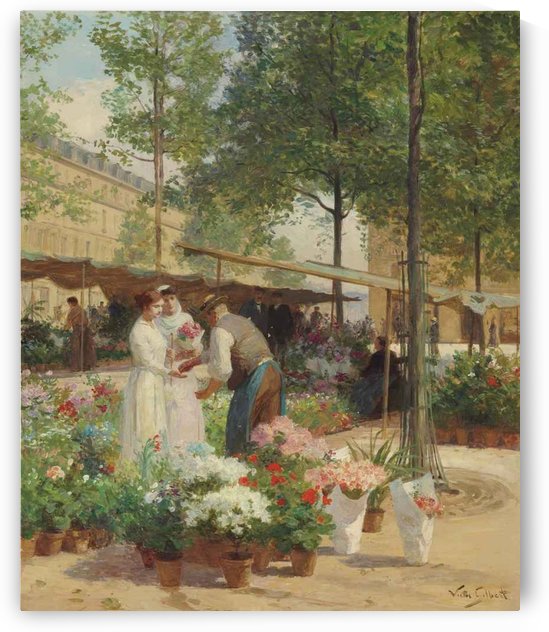 Paris Place de la Republique by Victor Gilbert