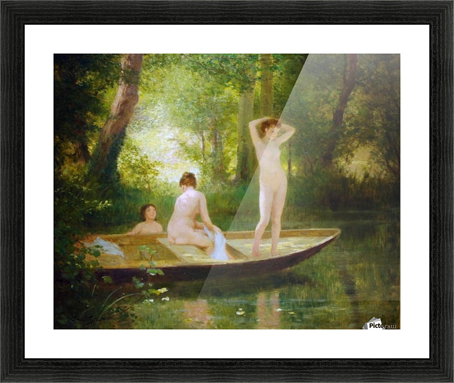 Les Baigneuses Picture Frame print