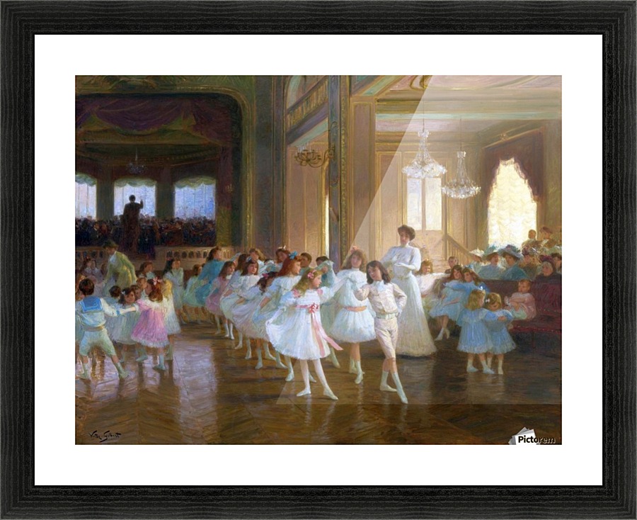 Spectacle de danse Picture Frame print